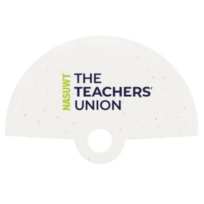 Seeded Paper Hand Fan