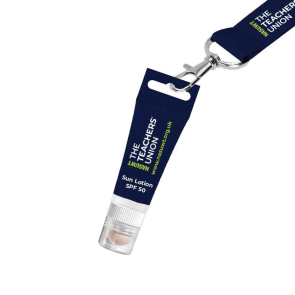 Sun Lotion SPF50 (20ml) & Lip Balm SPF20 with Lanyard Cut-Out